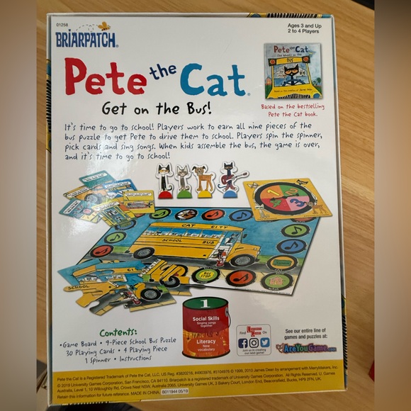 Pete the Cat Board Game - Picture 2 of 3